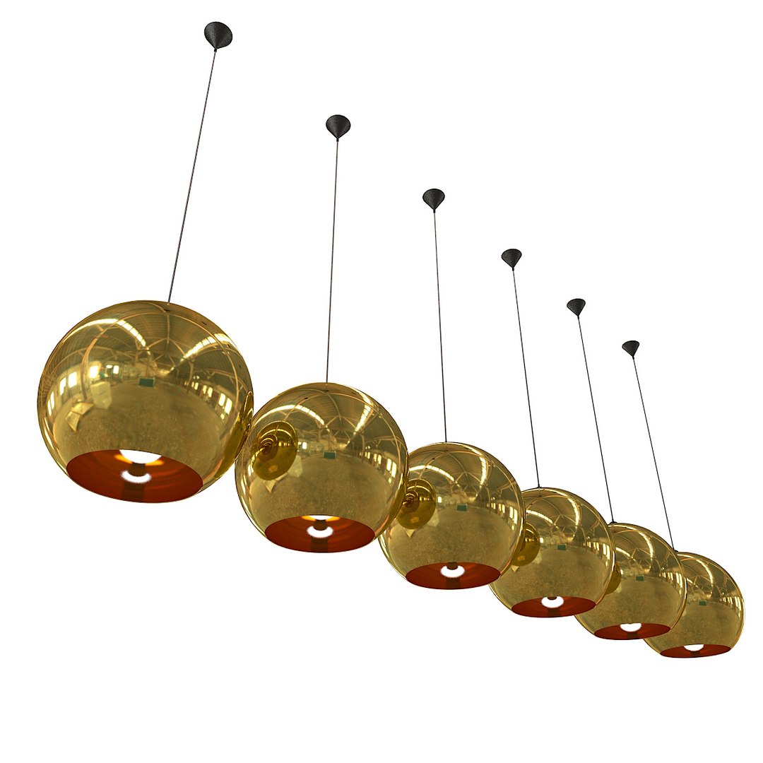 3d Model Tom Dixon Copper