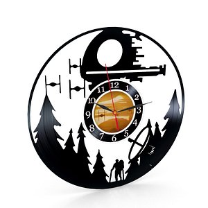 star war wall clock 3D model