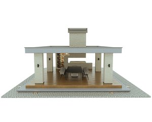 MODERN REST ZONE 3D model