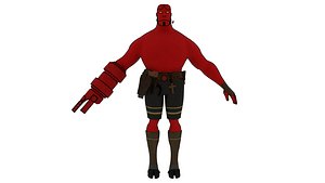 3D Hellboy Rig