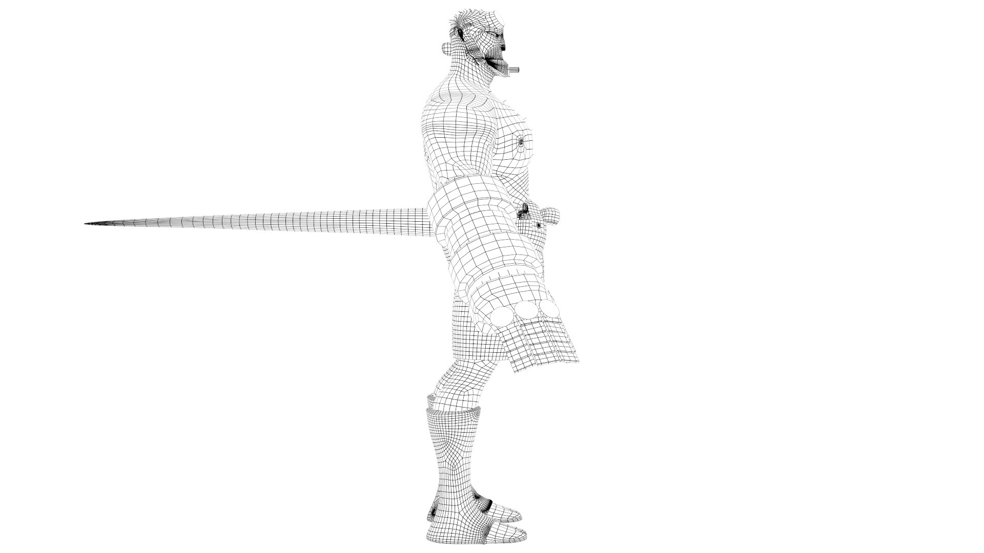 3D Hellboy Rig - TurboSquid 2060496