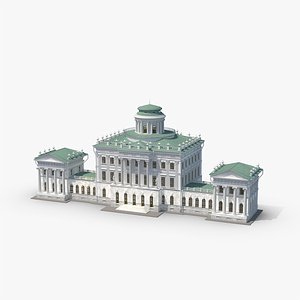 pashkov historic landmark building design 3d model