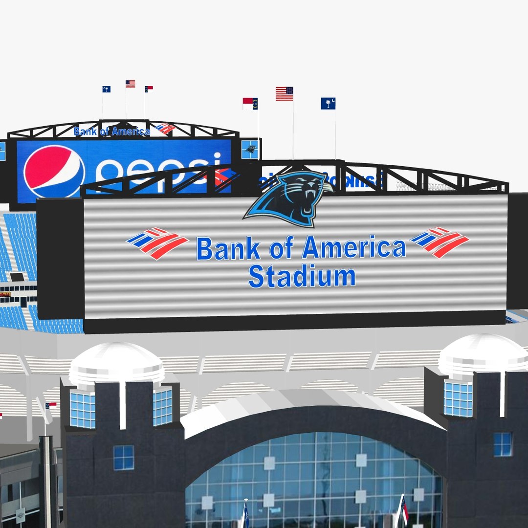 Bank of America Stadium 3D model - Architecture on 3DModels