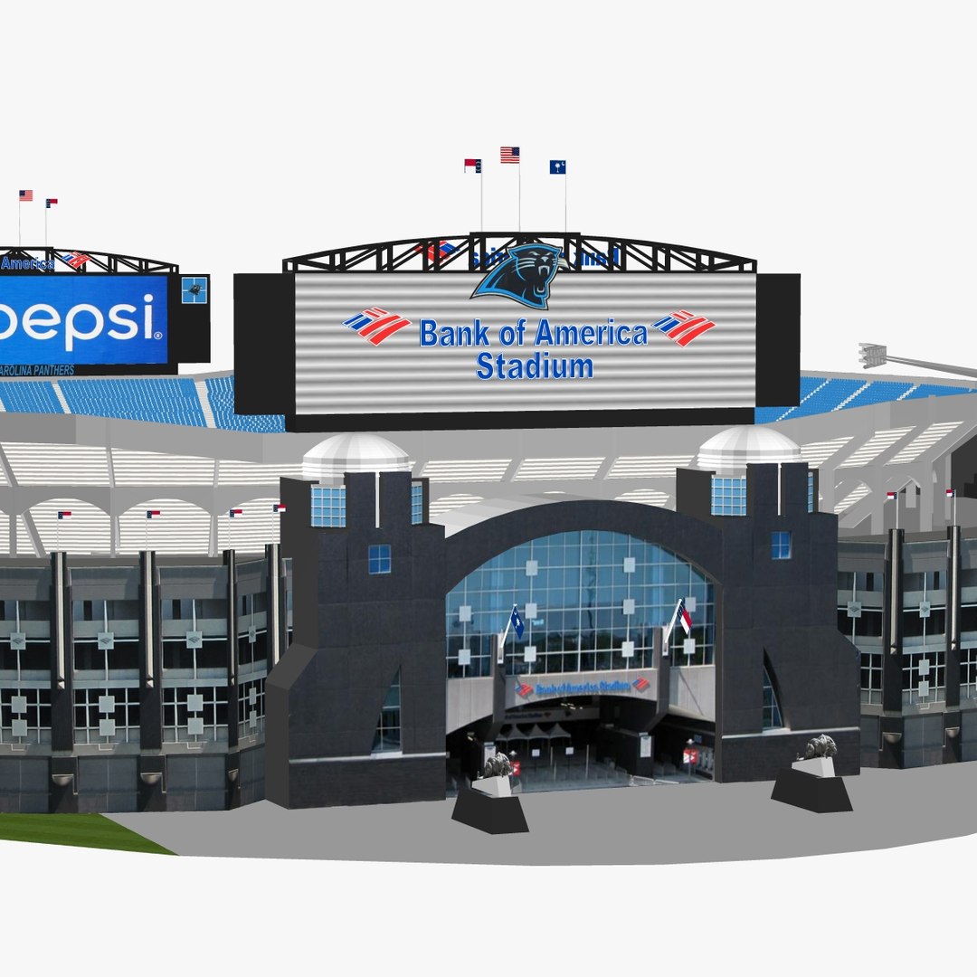 3d model bank america stadium