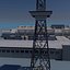 ICC com torre de rádio e salas de exposição