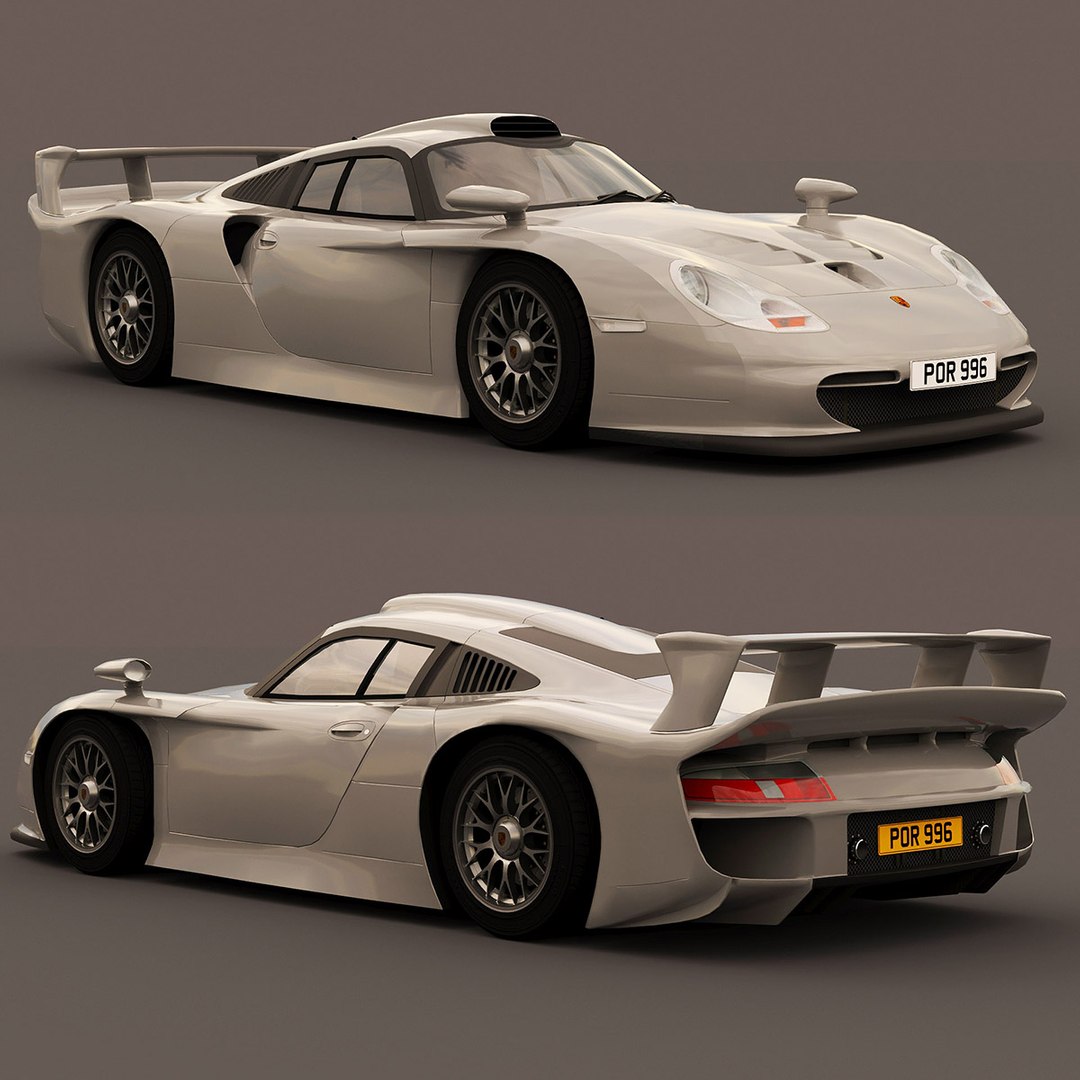 3D Porsche 996 GT1 1998 - TurboSquid 2292339