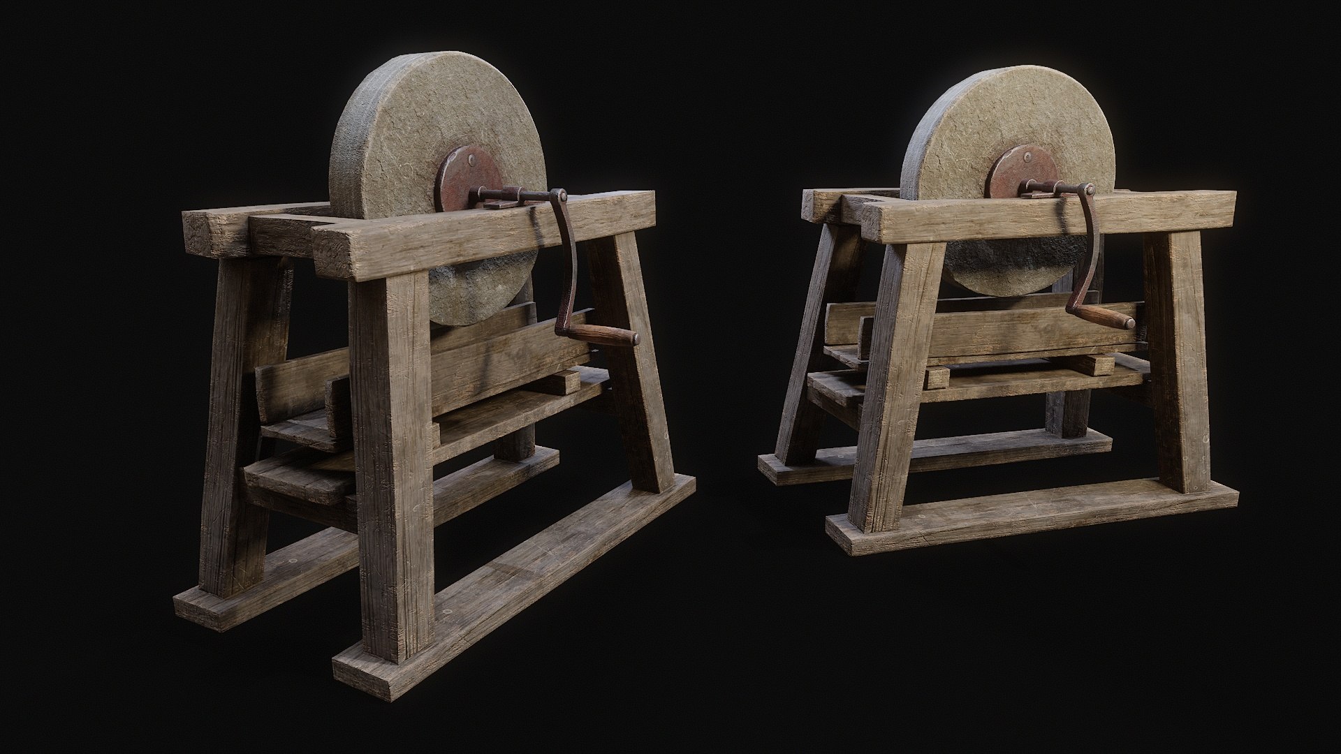 Medieval Grindstone 3D Model - TurboSquid 2344025