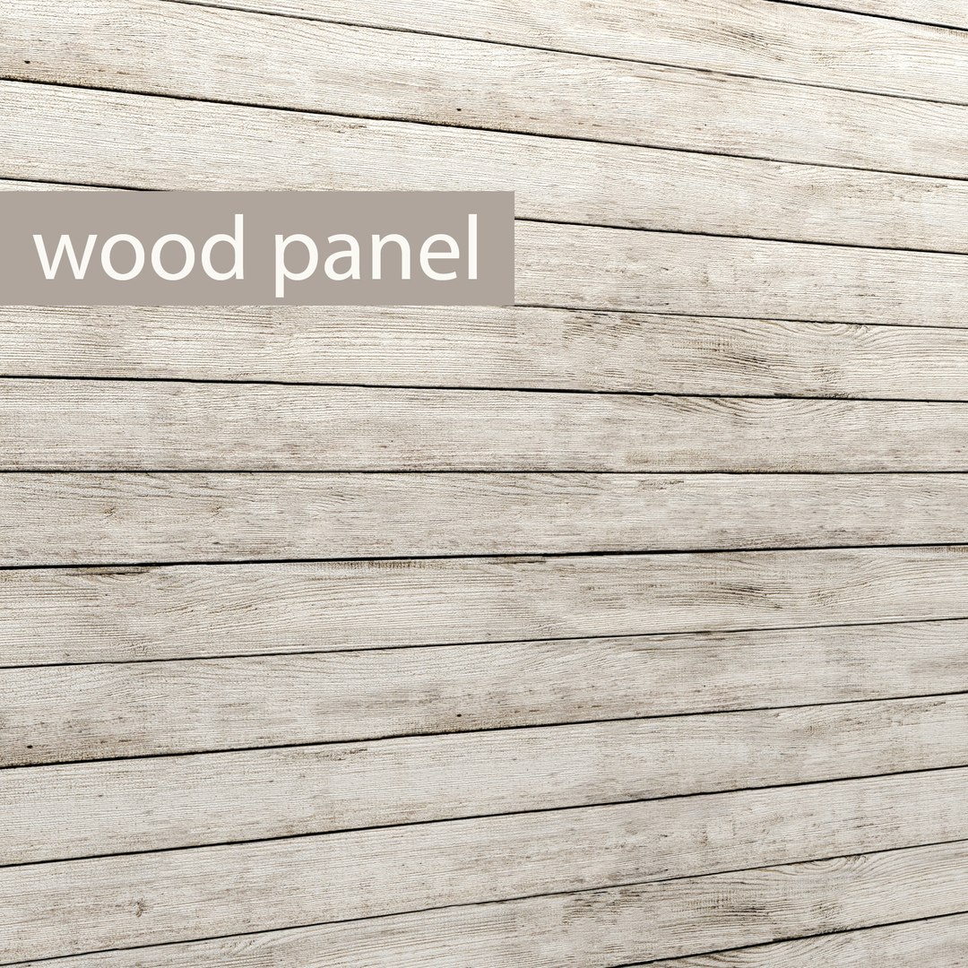 3d Wood Panel Model