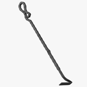 3D Fireplace Poker model