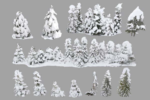 frozen forest hd pack 3D