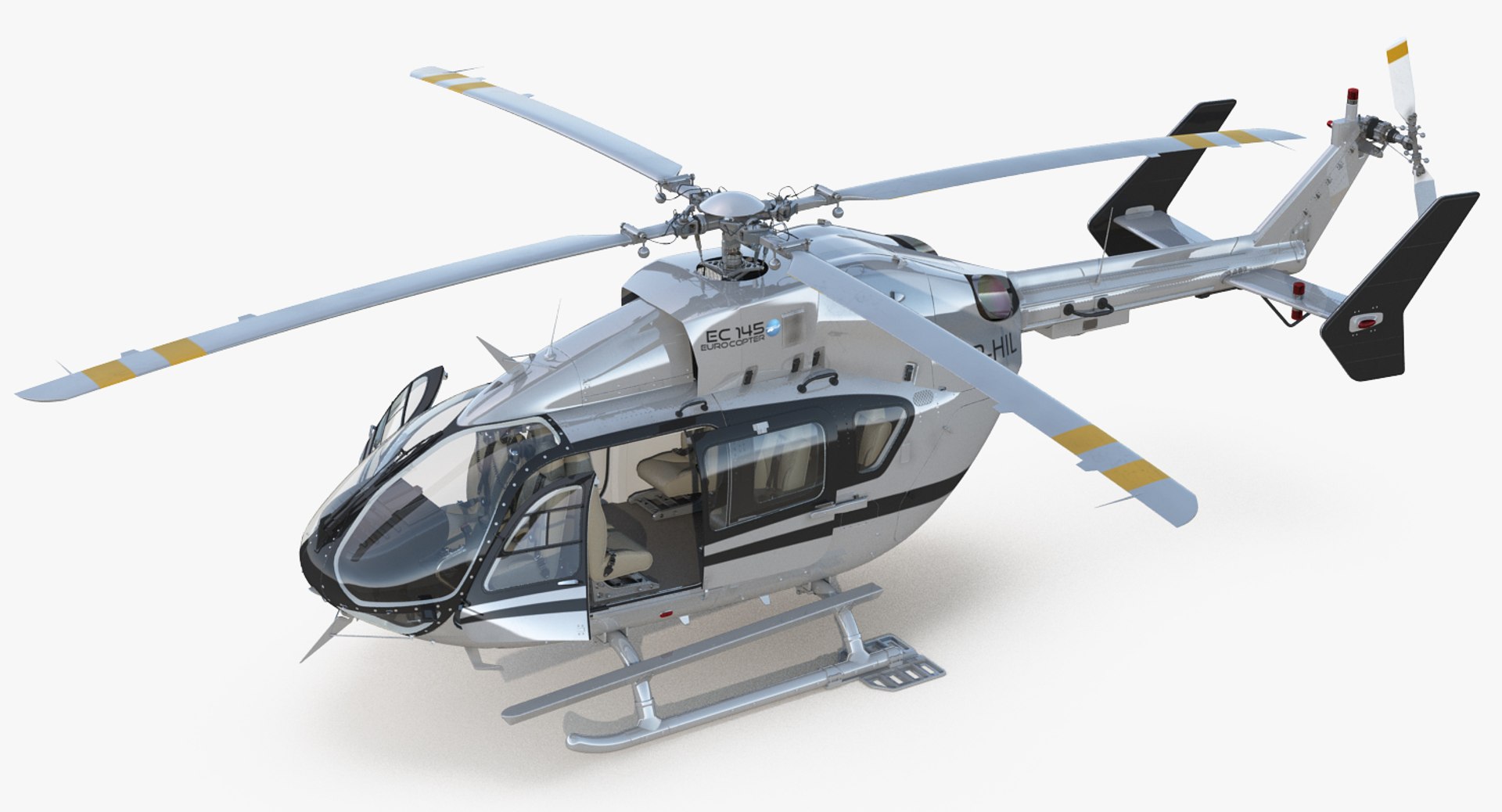 Civil eurocopter helicopters ec 135 3D model - TurboSquid 1272189