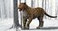 3d panther leopard cat animation