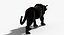 3d panther leopard cat animation