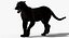 3d panther leopard cat animation