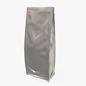 Food Packaging Coffee Bag 02 3D model