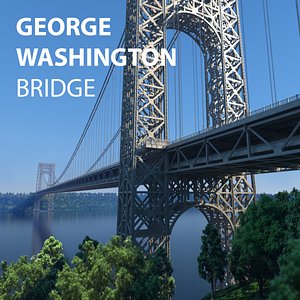 George Washington Bridge with Tollbooth, New York