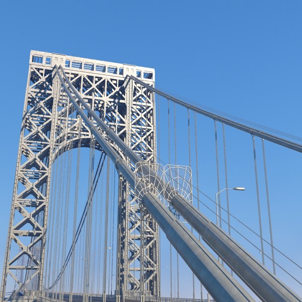 3D george washington bridge model - TurboSquid 1363460