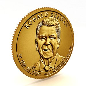 40th PRESIDENT RONALD REAGAN Presidential 1 Coin