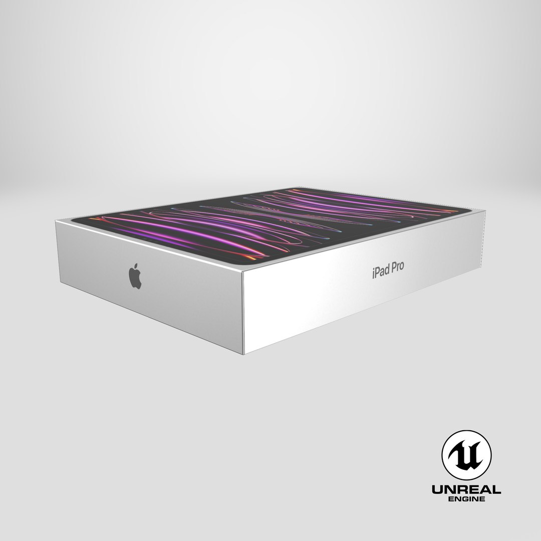 3D Box iPad Pro https://p.turbosquid.com/ts-thumb/F8/k9QAKC/qH/stemcell_unreal_render/png/1714467295/1920x1080/fit_q87/d3a6c79726e178a7f4f29ff974bc5aa881dc7b4f/stemcell_unreal_render.jpg