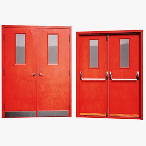 3D games hollow door metallic