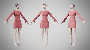 Dress 51 Matrix 3D model
