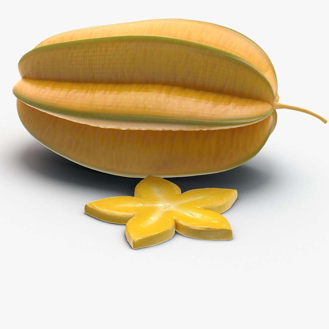 Star Fruit 3d Model