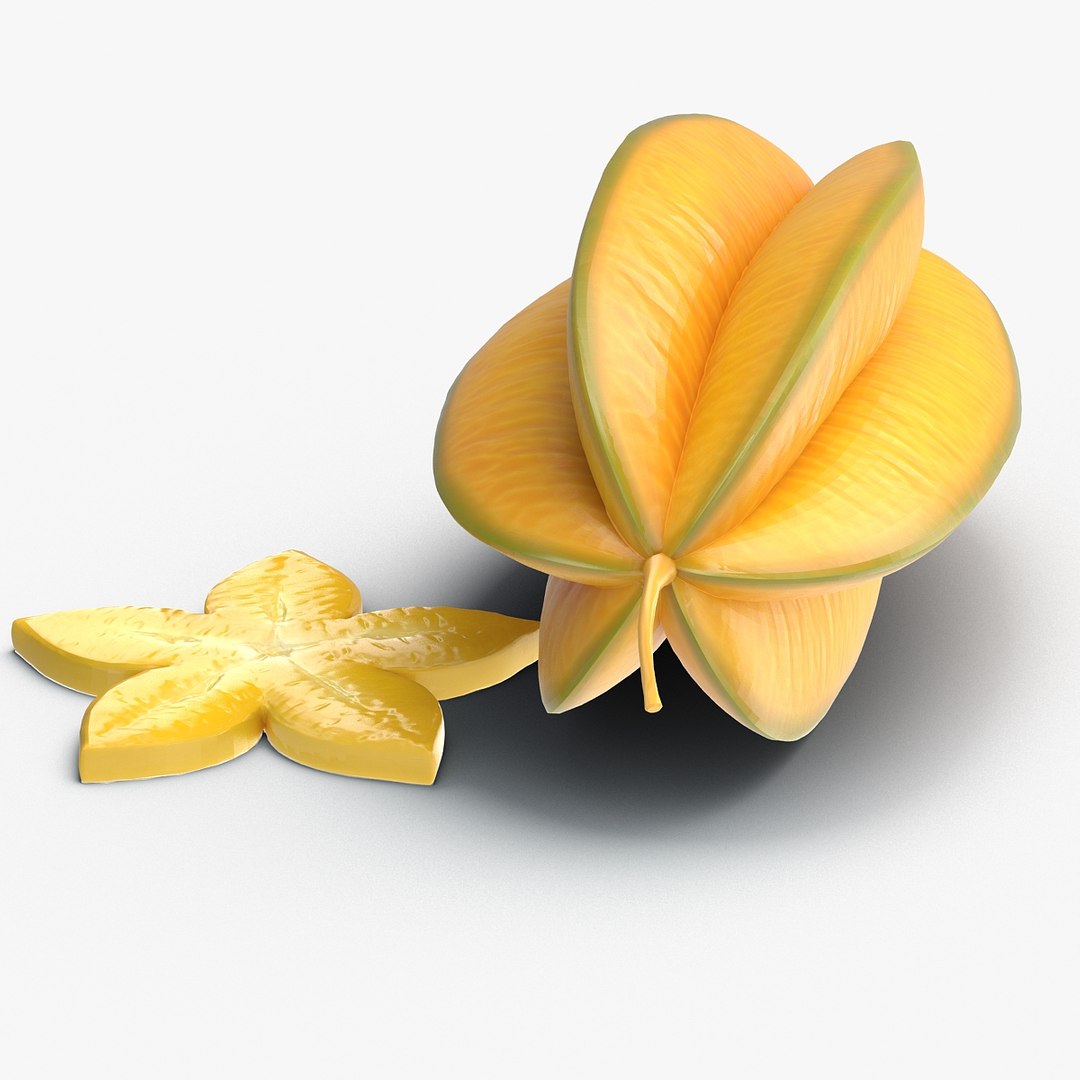 Star Fruit 3d Model