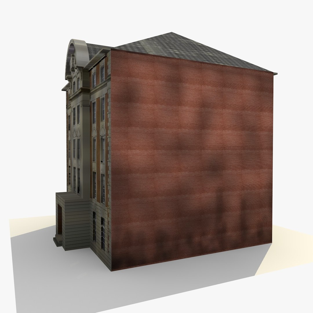 Old Office Building 1 3d 3ds