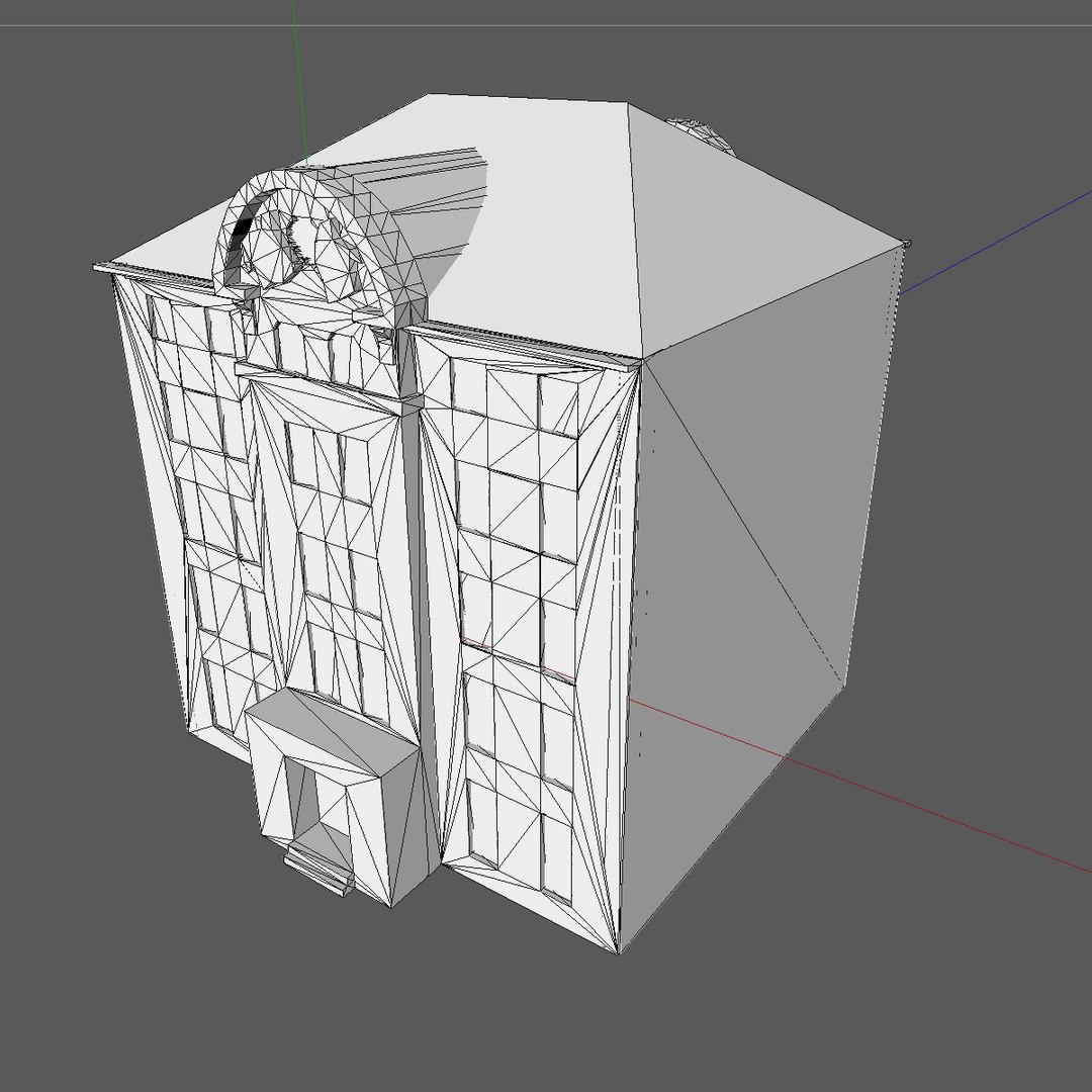 Old Office Building 1 3d 3ds