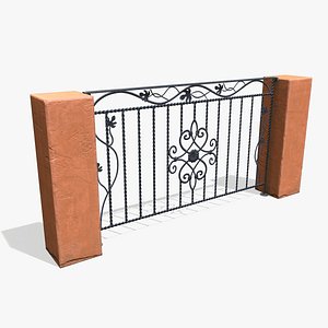 Low-poly Metal Fence