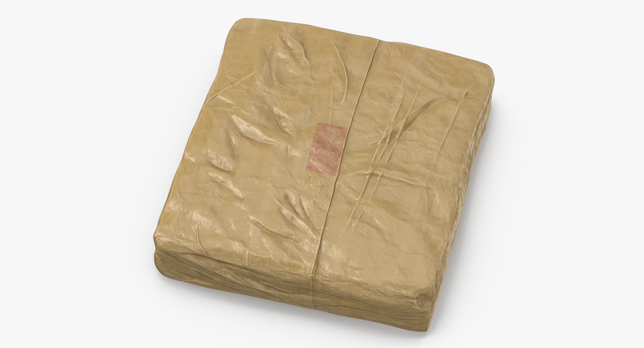 Large wrapped drug brick model TurboSquid 1149811