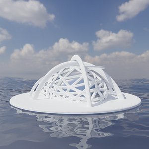 Futuristic Architectural model