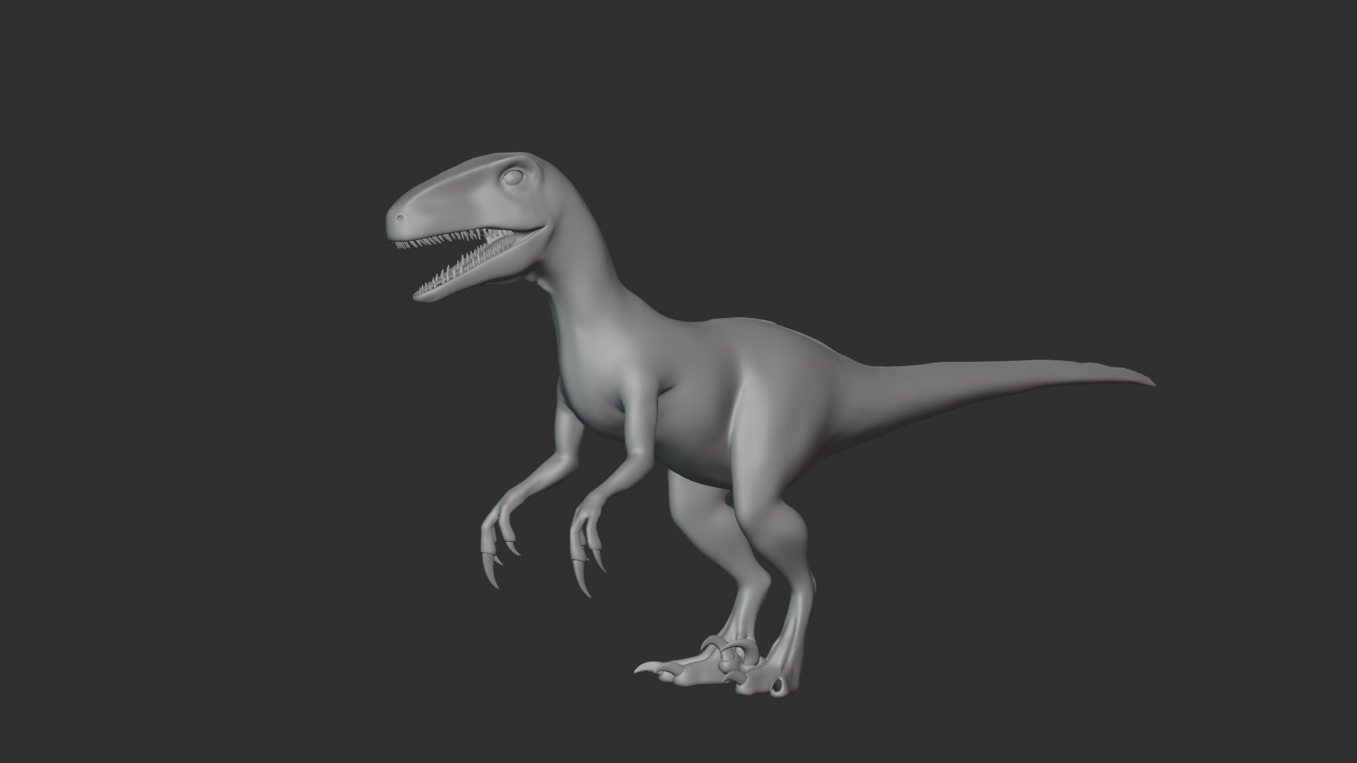 3D model Atrociraptor Basemesh Low Poly - TurboSquid 1992874