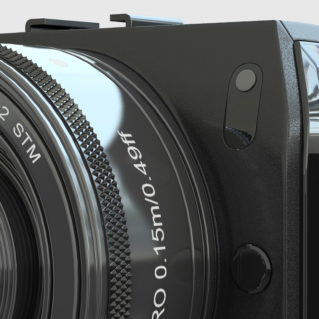 Canon EOS M scan correct size free 3D model 3D printable