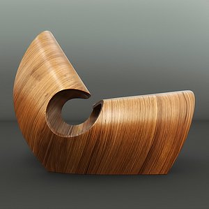 cowrie chair ratio 3d model