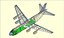 Antonov An-124, modèle d'assemblage solide pour aéronef