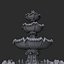 3d model tier fountain