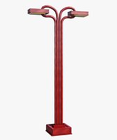 Red Street Lamp