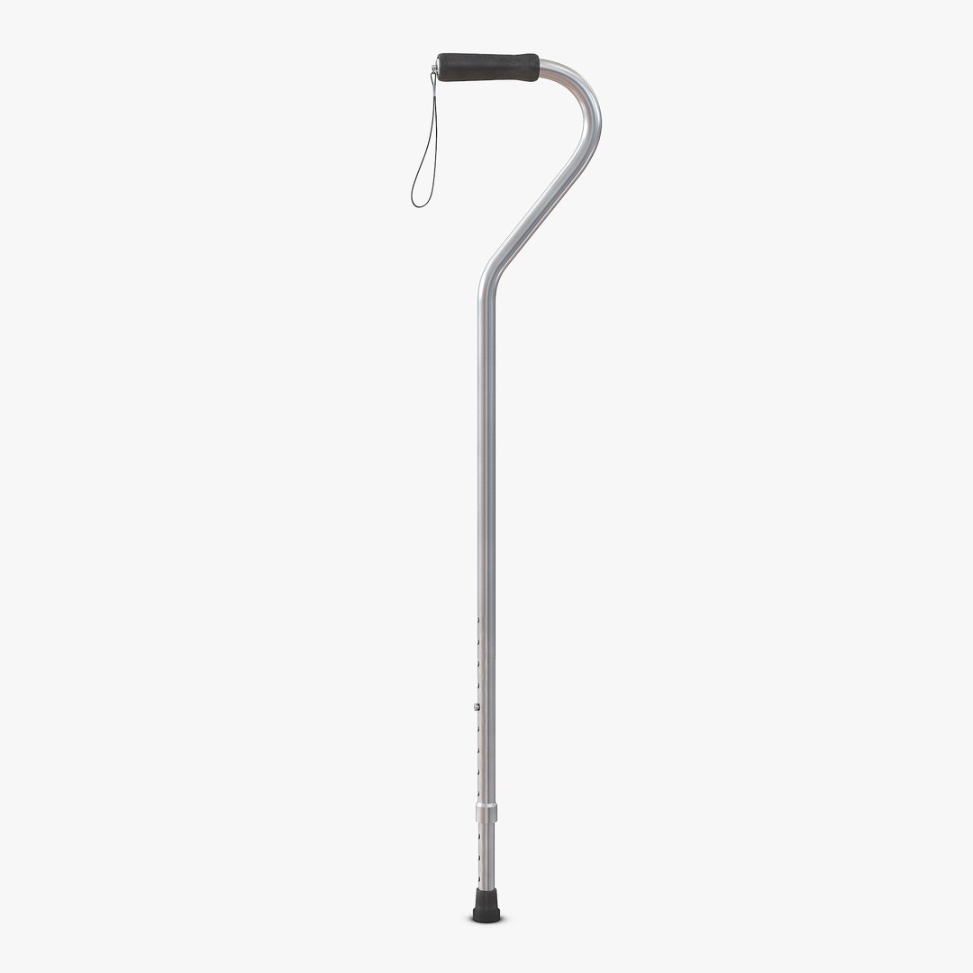 Offset Cane 3D model preview