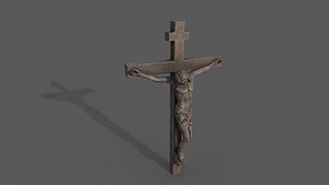 3D statue of Christ on the Crucifix