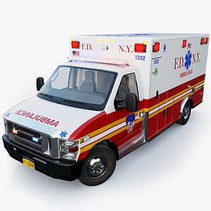 Ambulance FDNY 3D model