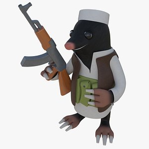 mole taliban talib 3D model