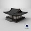 Japan Traditional House Dark