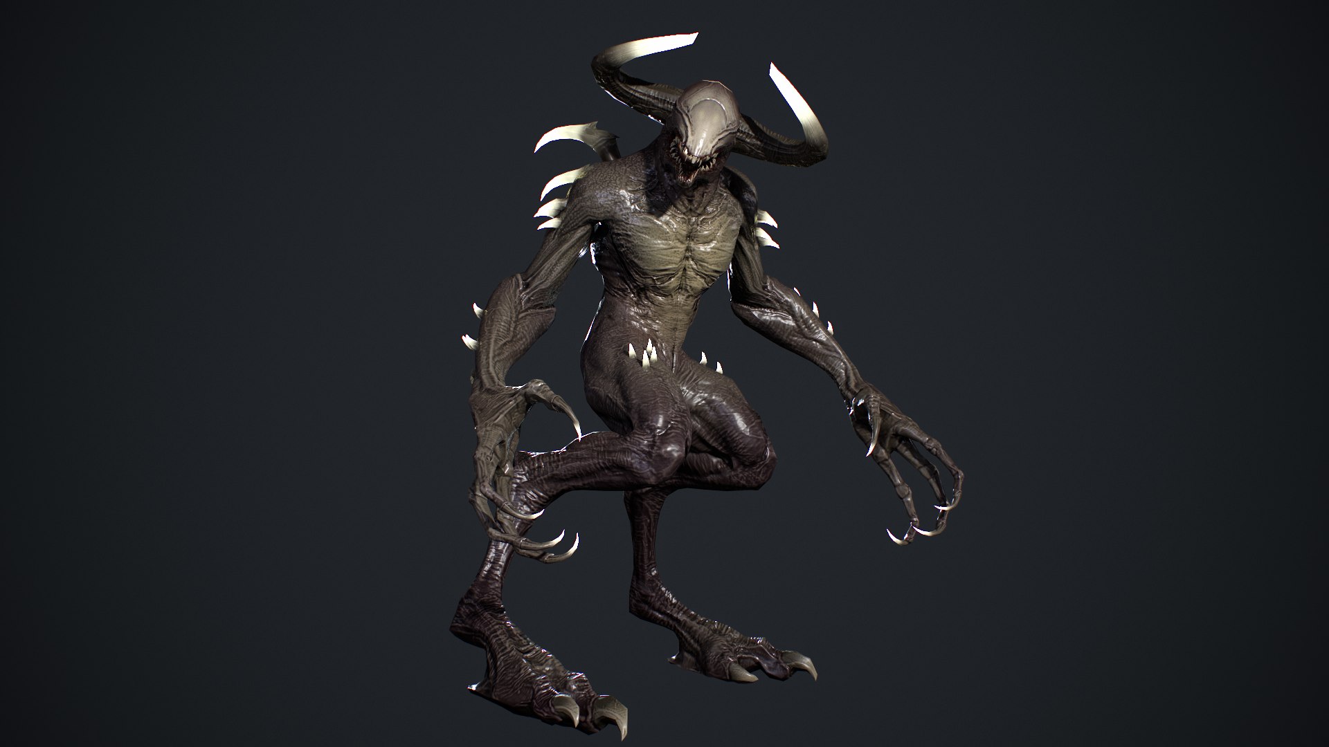 Faceless Demon 2 Model - TurboSquid 2093215