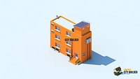 low poly city builder residential 8
