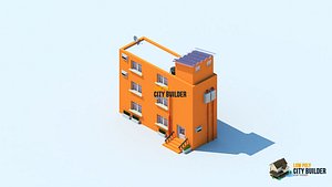 low poly city builder residential 8