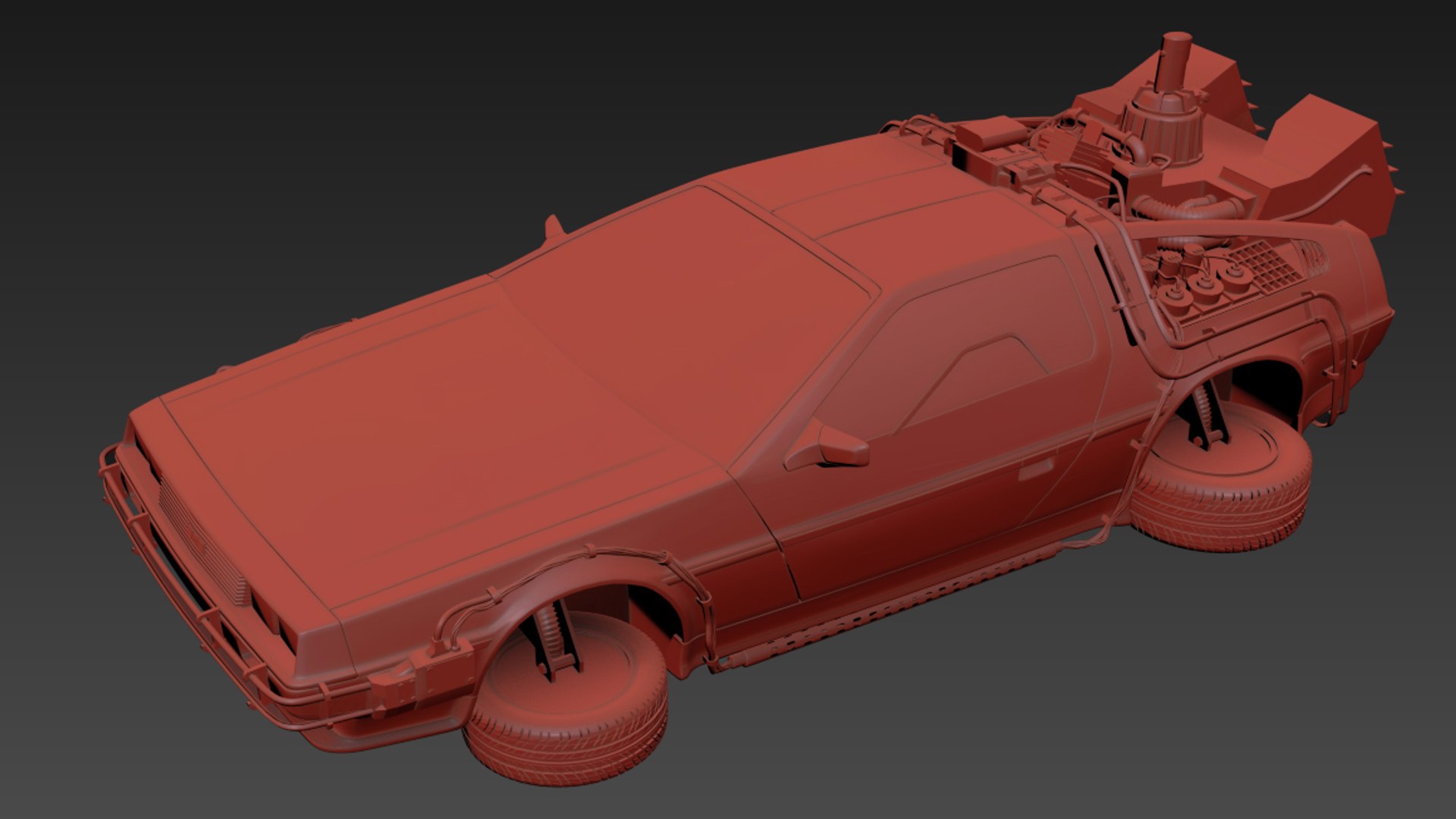 3D Model Delorean Time Machine Episode 2 - TurboSquid 2011669