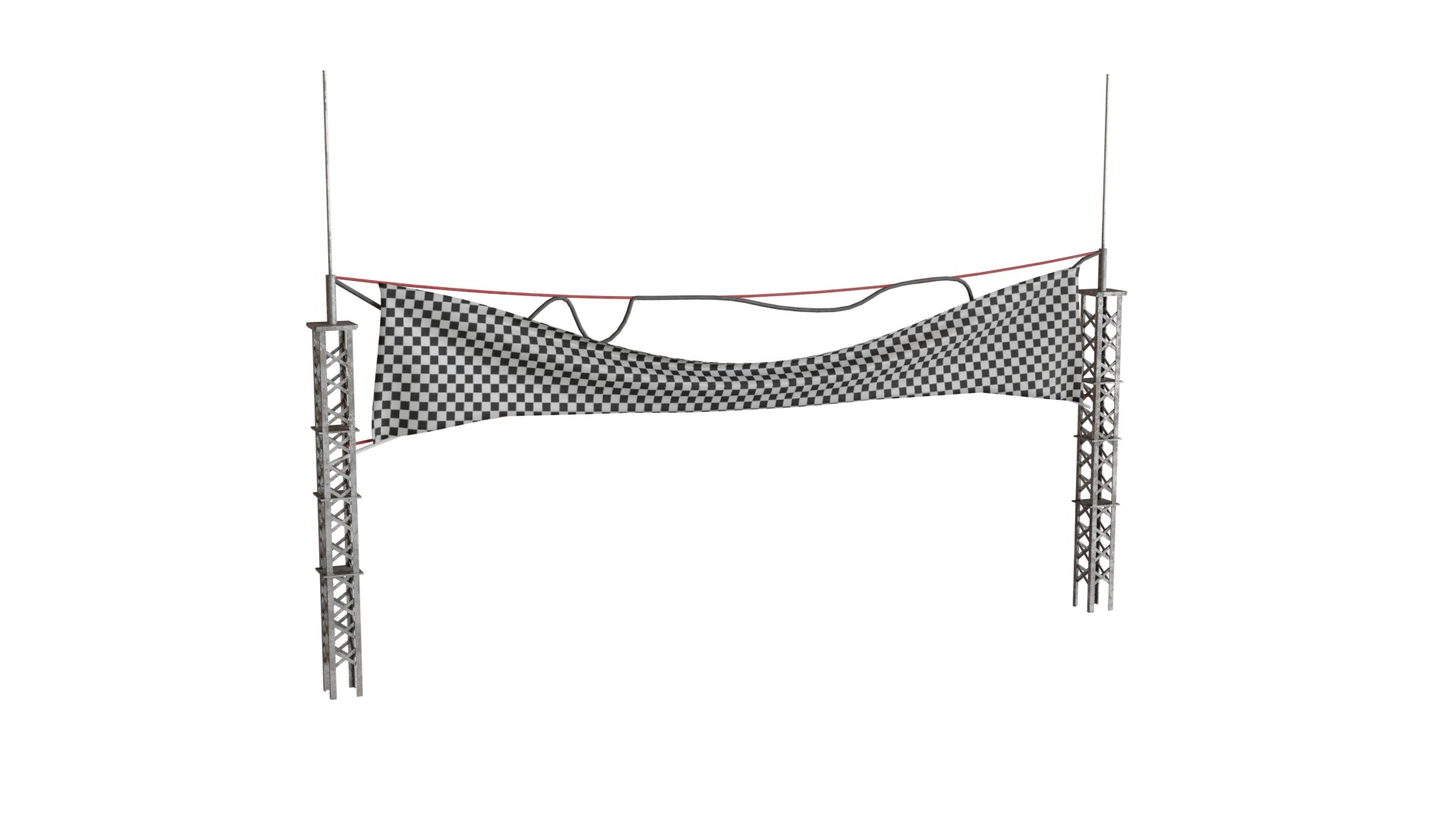 3D Old Race Track Assets Model - TurboSquid 1775131