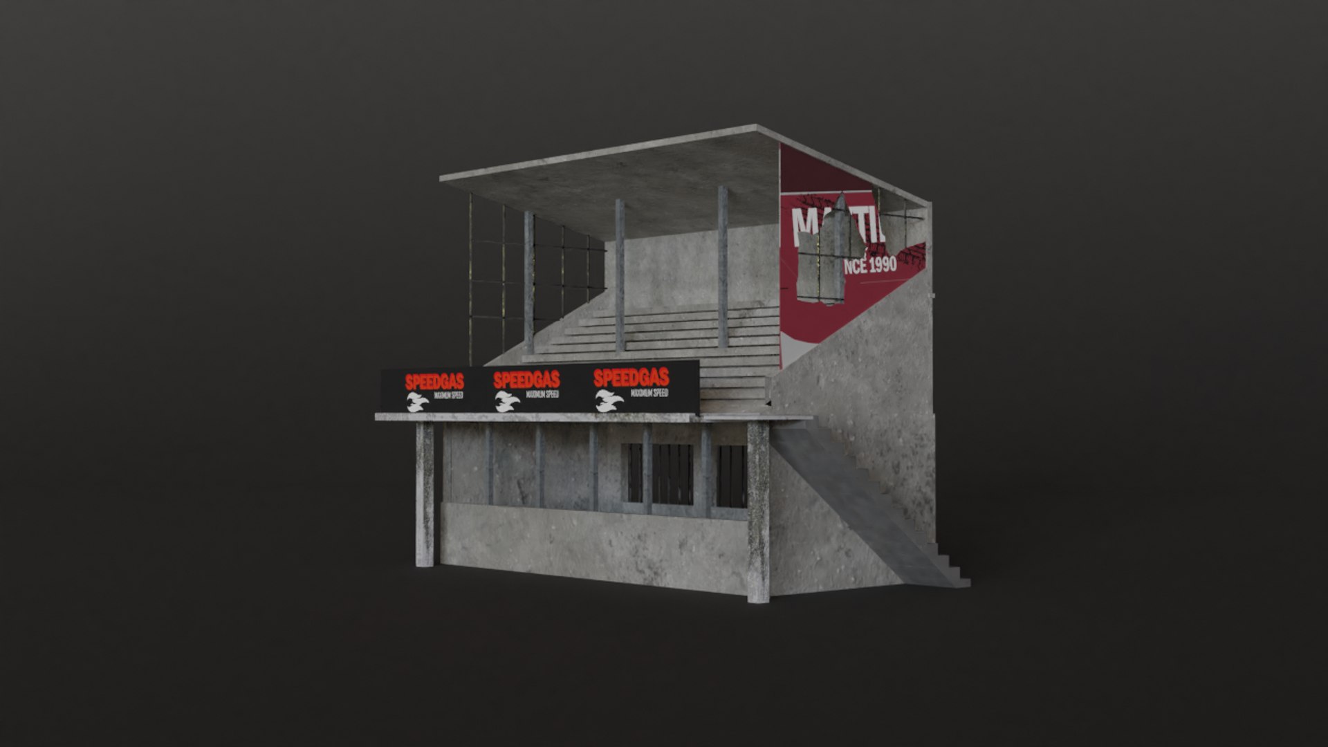 3D Old Race Track Assets Model - TurboSquid 1775131