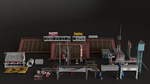 Old race track assets